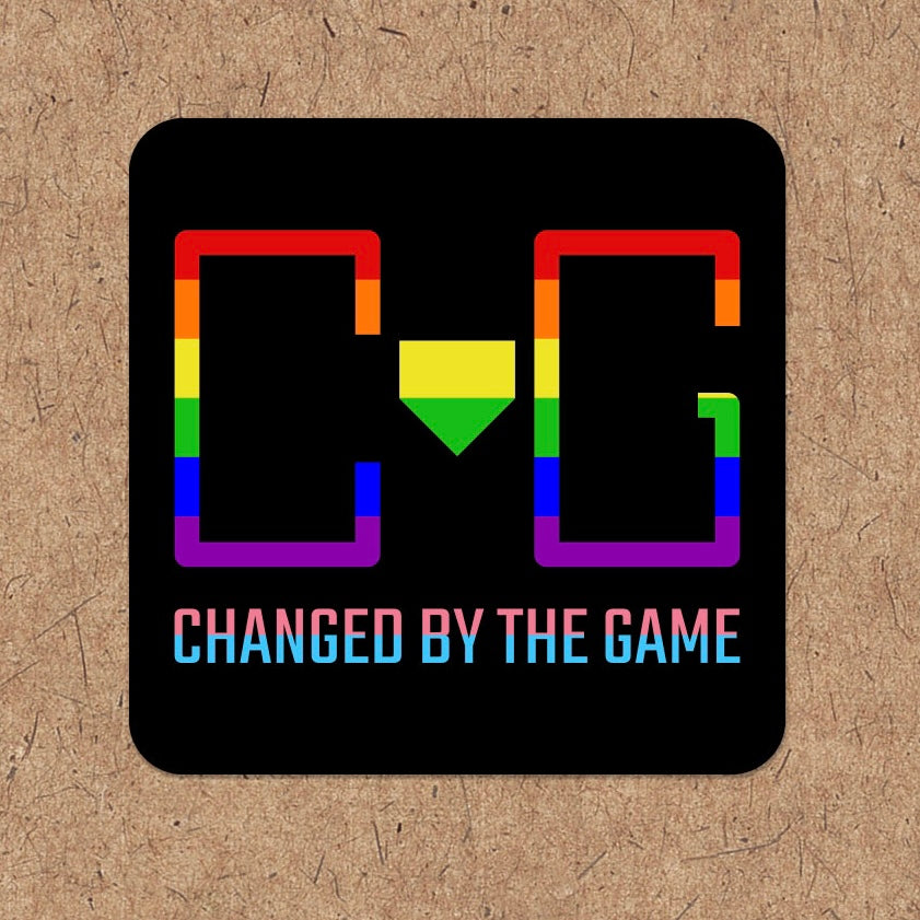 CHANGED BY THE GAME Pride Sticker