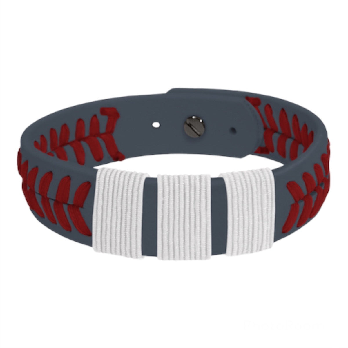 20 Pieces Baseball Bracelet Red Black Brown White Wristbands
