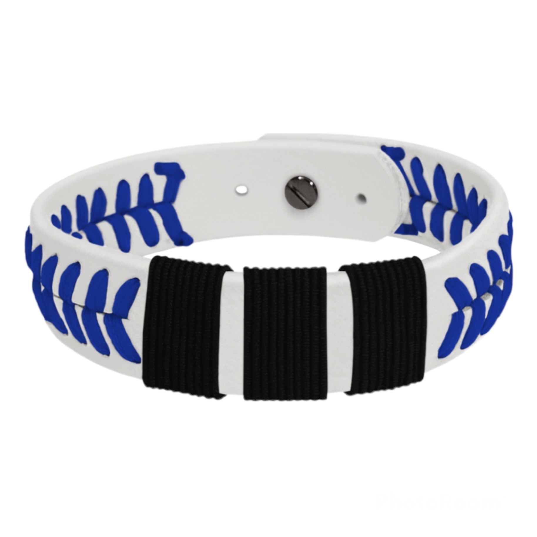 White/Royal Blue/Black Pro Know Outs Wristband